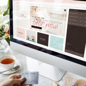 shopping online nice web design